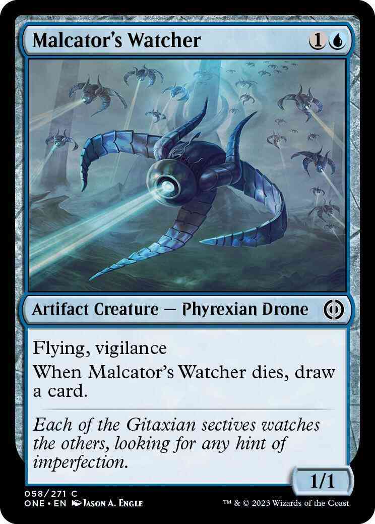 Malcator's Watcher [58] [Phyrexia: All Will Be One] [Non-Foil]