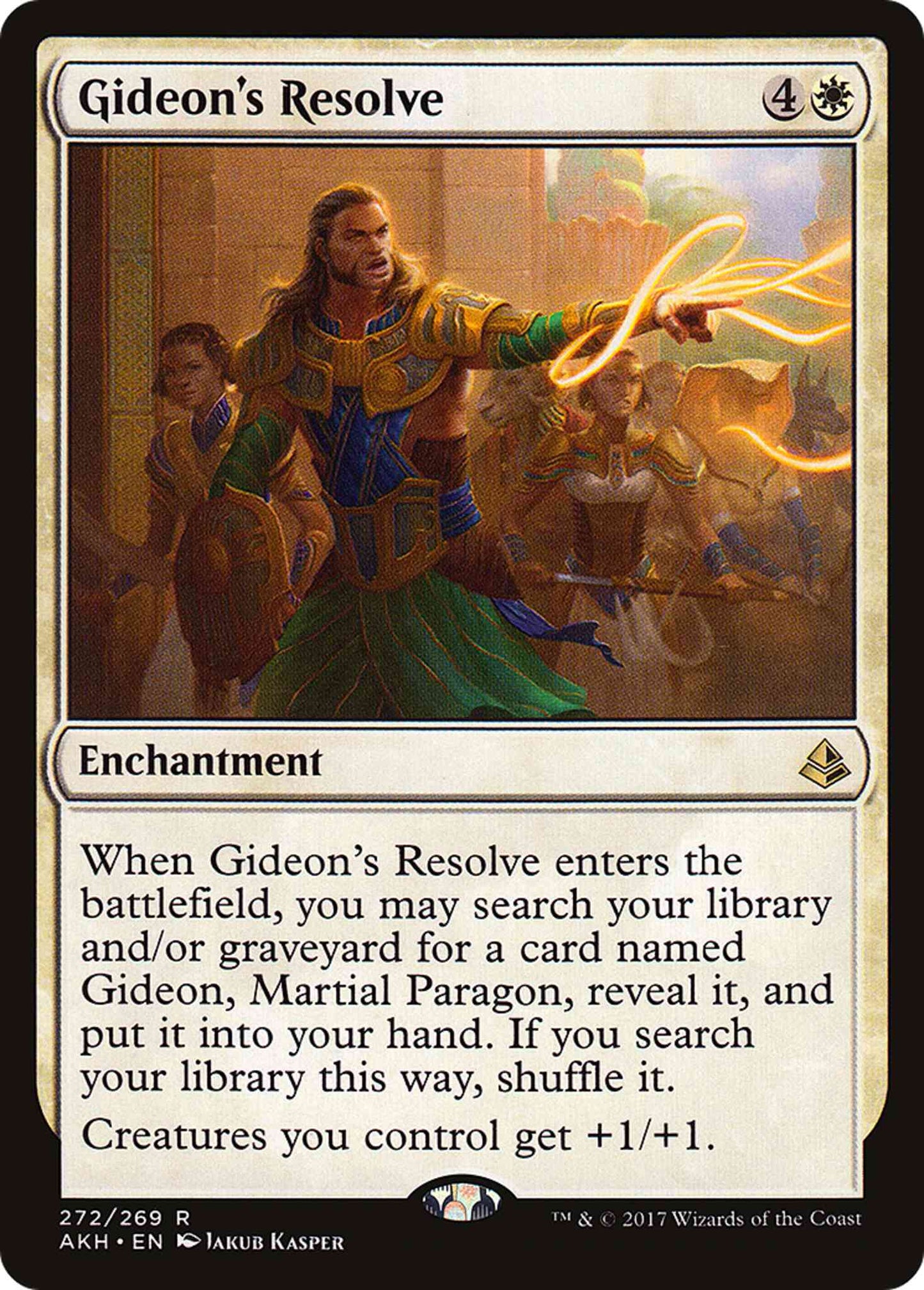 Gideon's Resolve [Planeswalker Deck Exclusive] [272] [Amonkhet] [Non-Foil]