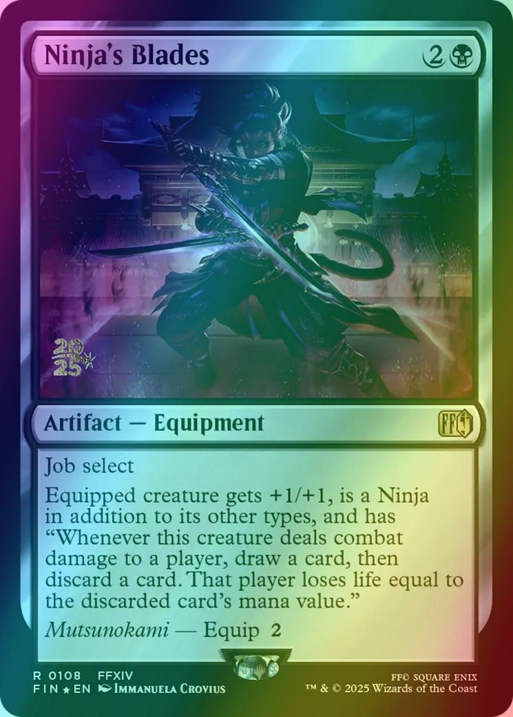 Ninja's Blades [108s] [Prerelease] [FINAL FANTASY: Promos] [Foil]