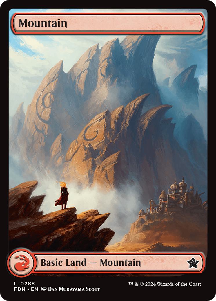 Mountain [288] [Full Art] [Foundations] [Non-Foil]