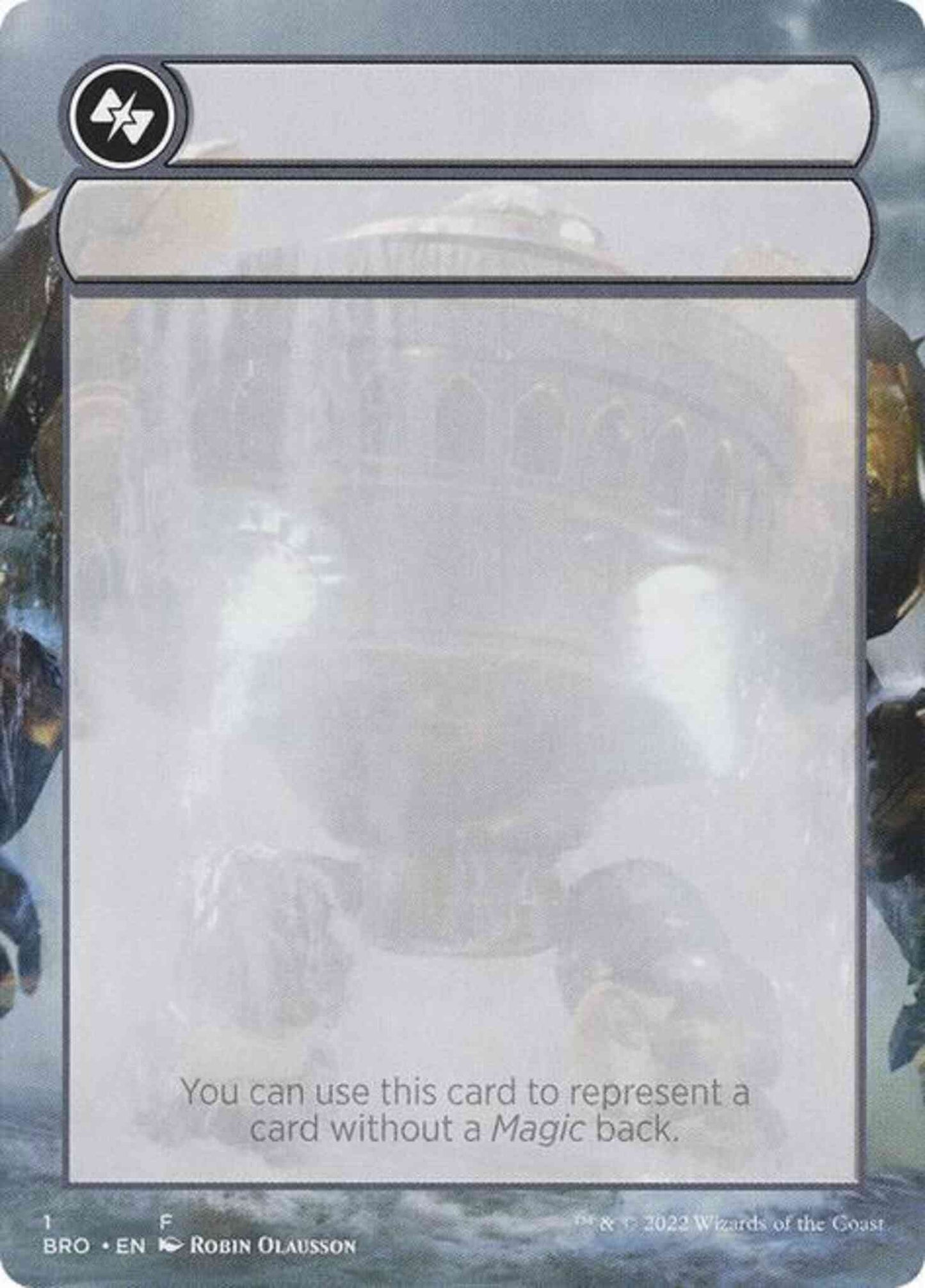Double-Faced Substitute Card [01] [The Brothers' War Substitute Cards] [Non-Foil]