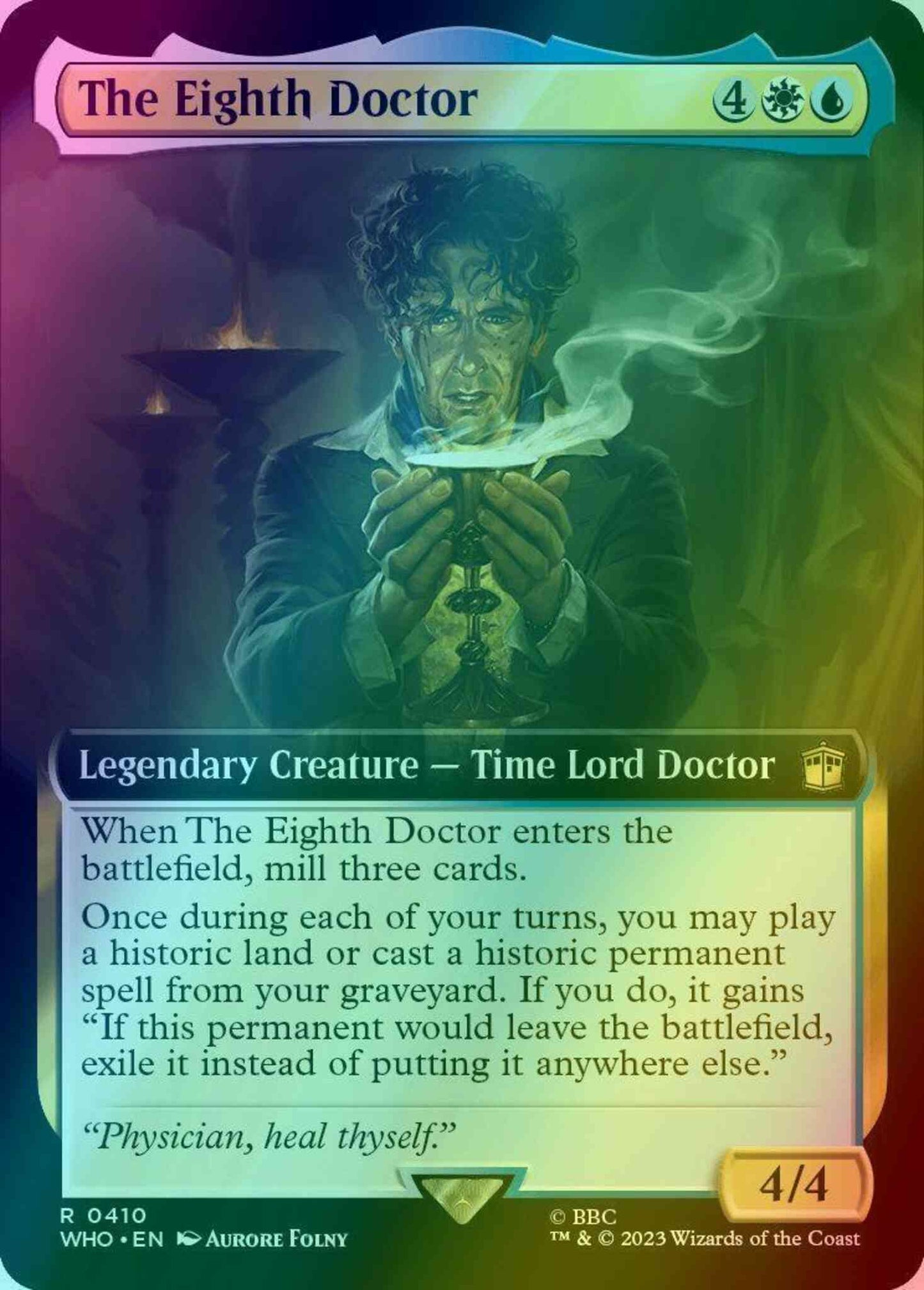 The Eighth Doctor [410] [Extended Art] [Universes Beyond: Doctor Who] [Foil]