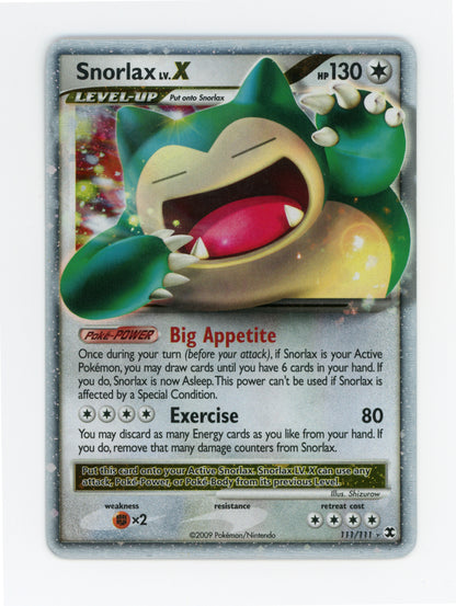 Snorlax — Rare Holo Lv.X — ID 19660