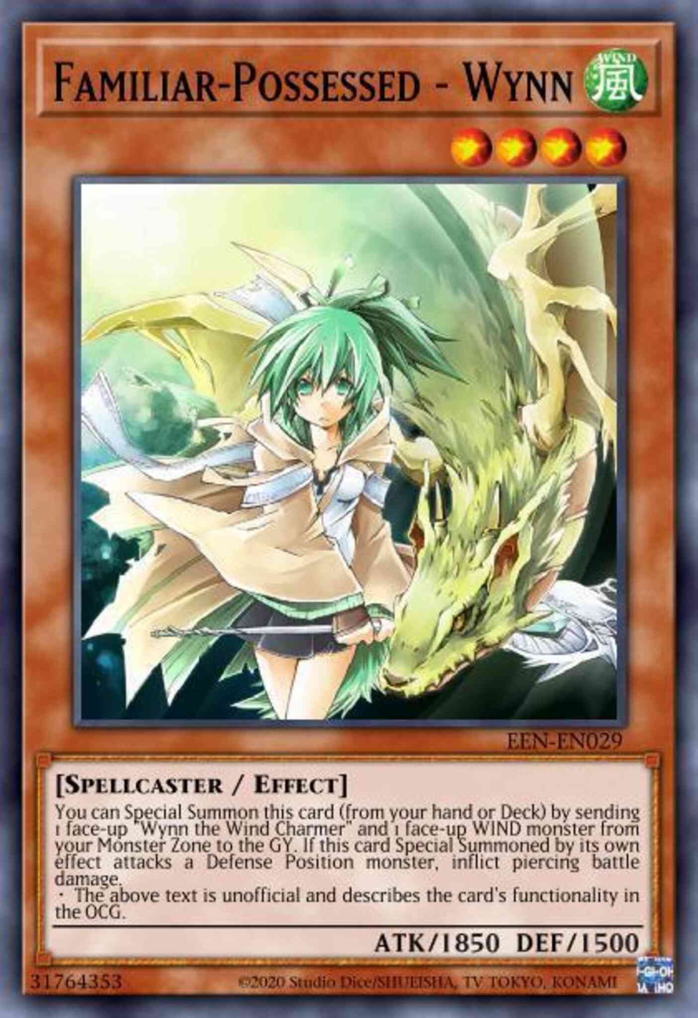 Familiar-Possessed - Wynn - SDCH-EN040 - Common - 1st Edition