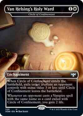 Van Helsing's Holy Ward - Circle of Confinement [329] [Dracula Series] [Innistrad: Crimson Vow] [Non-Foil]