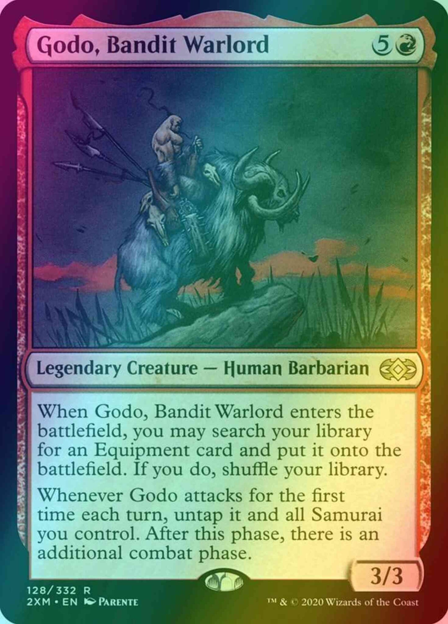 Godo, Bandit Warlord [128] [Double Masters] [Foil]