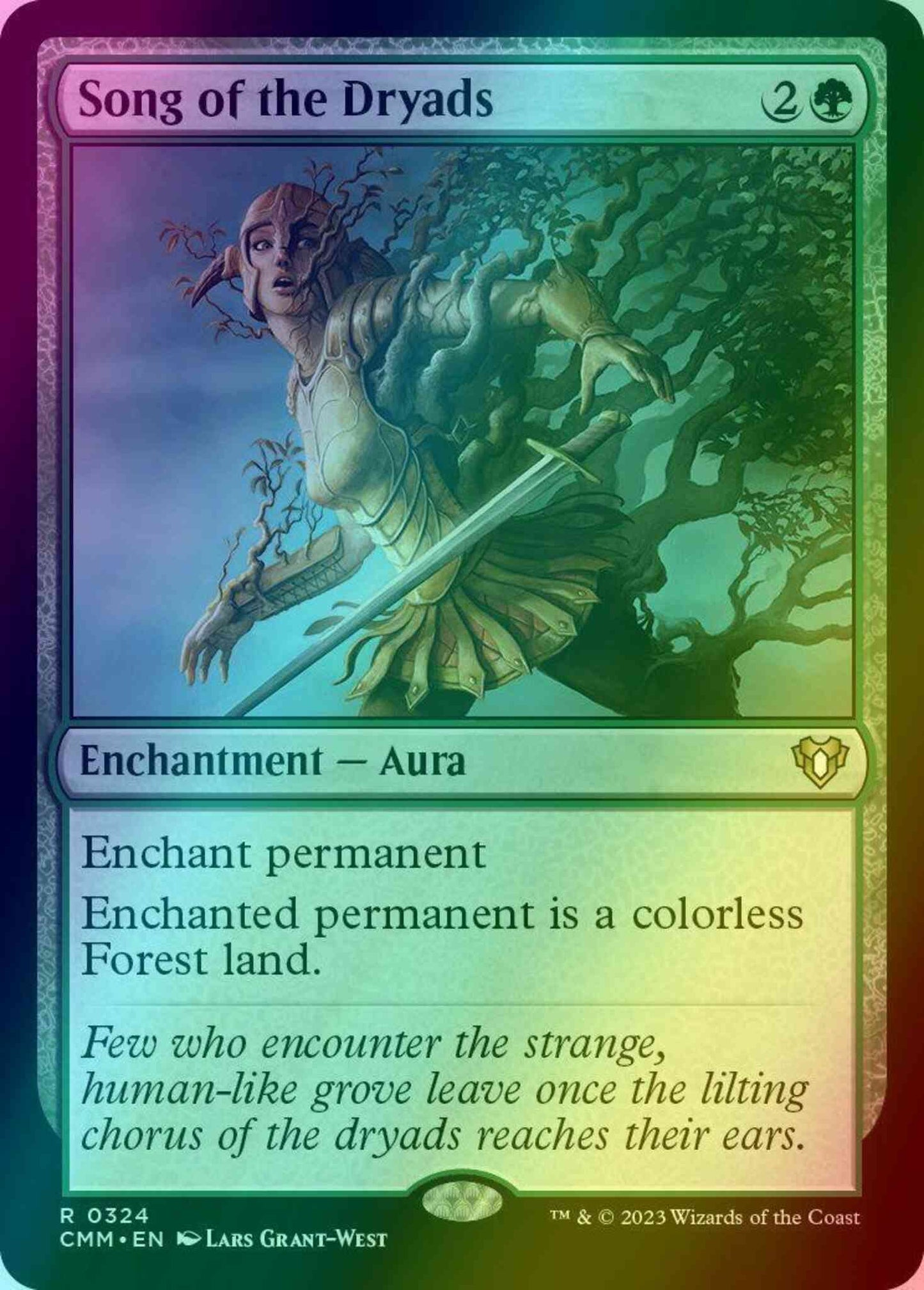 Song of the Dryads [324] [Commander Masters] [Foil]