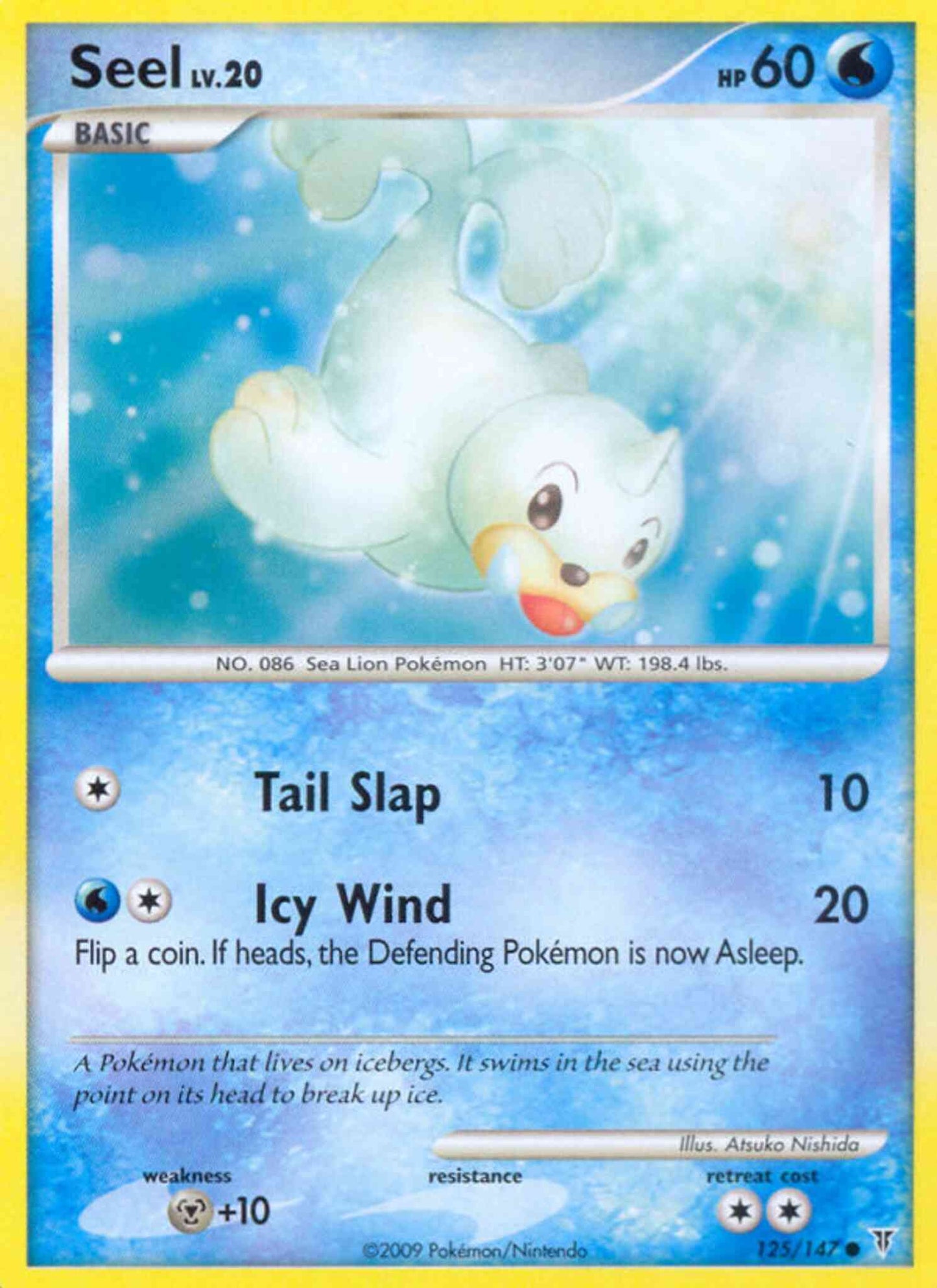 Seel - 125/147 - Common [pl3-125] [Reverse Holo]