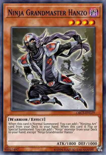 Ninja Grandmaster Hanzo - SHVA-EN022 - Super Rare - 1st Edition