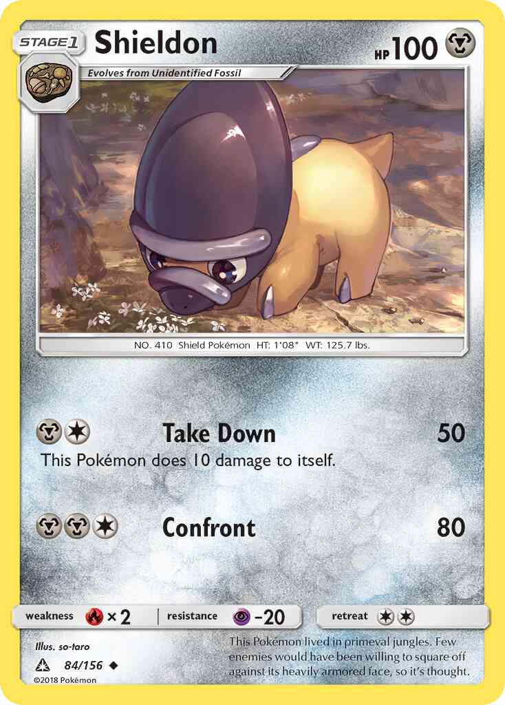 Shieldon - 84/156 - Uncommon [sm5-84] [Reverse Holo]
