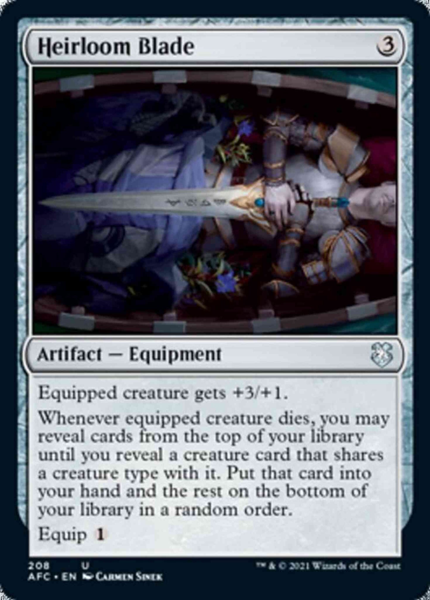 Heirloom Blade [208] [Adventures in the Forgotten Realms Commander] [Non-Foil]