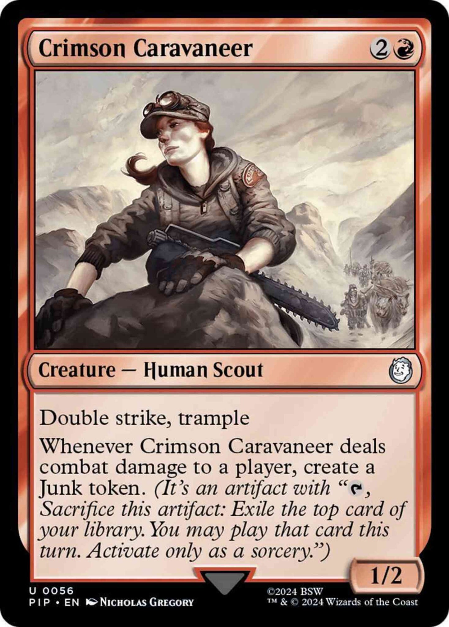 Crimson Caravaneer [56] [Fallout] [Non-Foil]