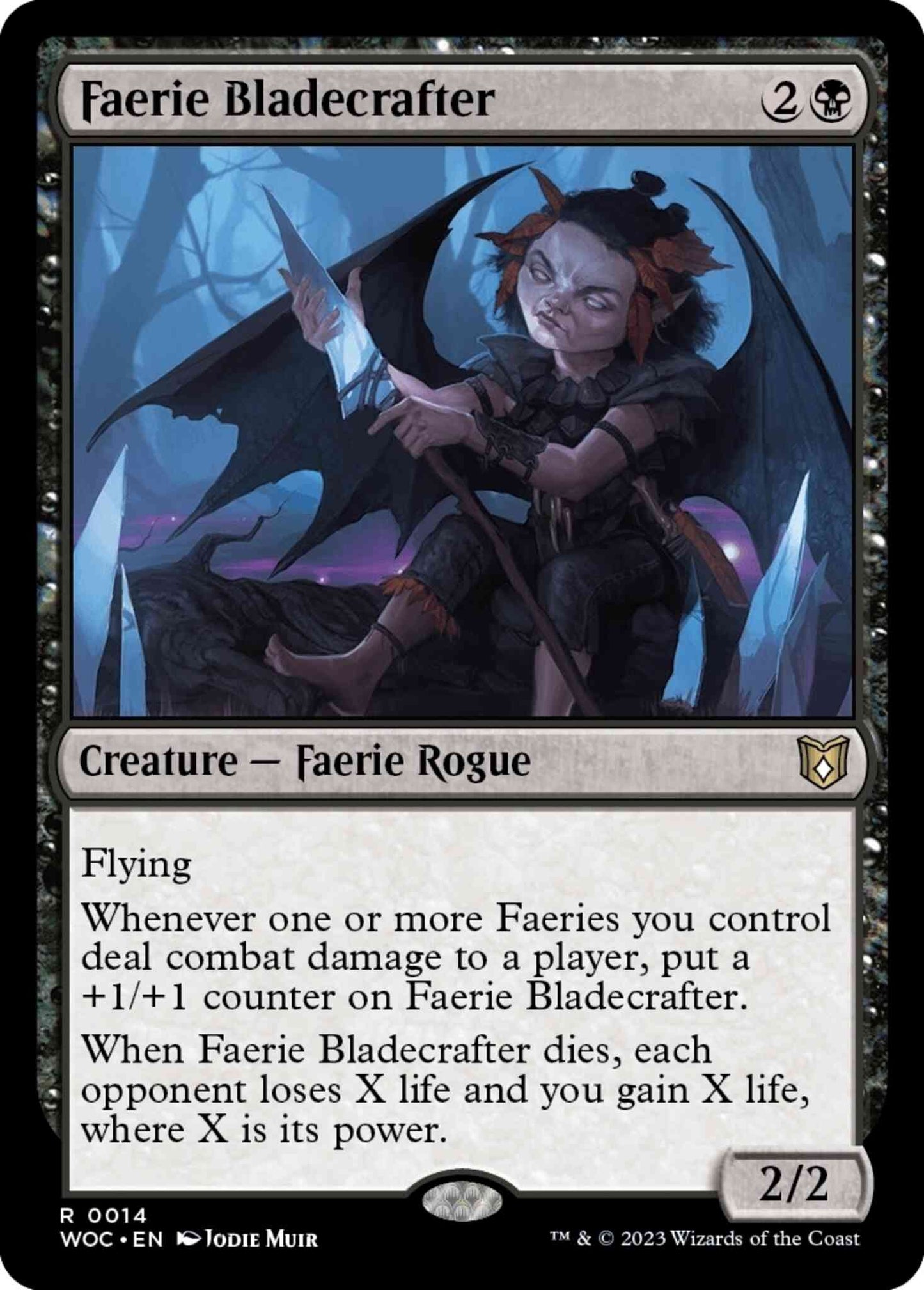 Faerie Bladecrafter [14] [Wilds of Eldraine: Commander] [Non-Foil]