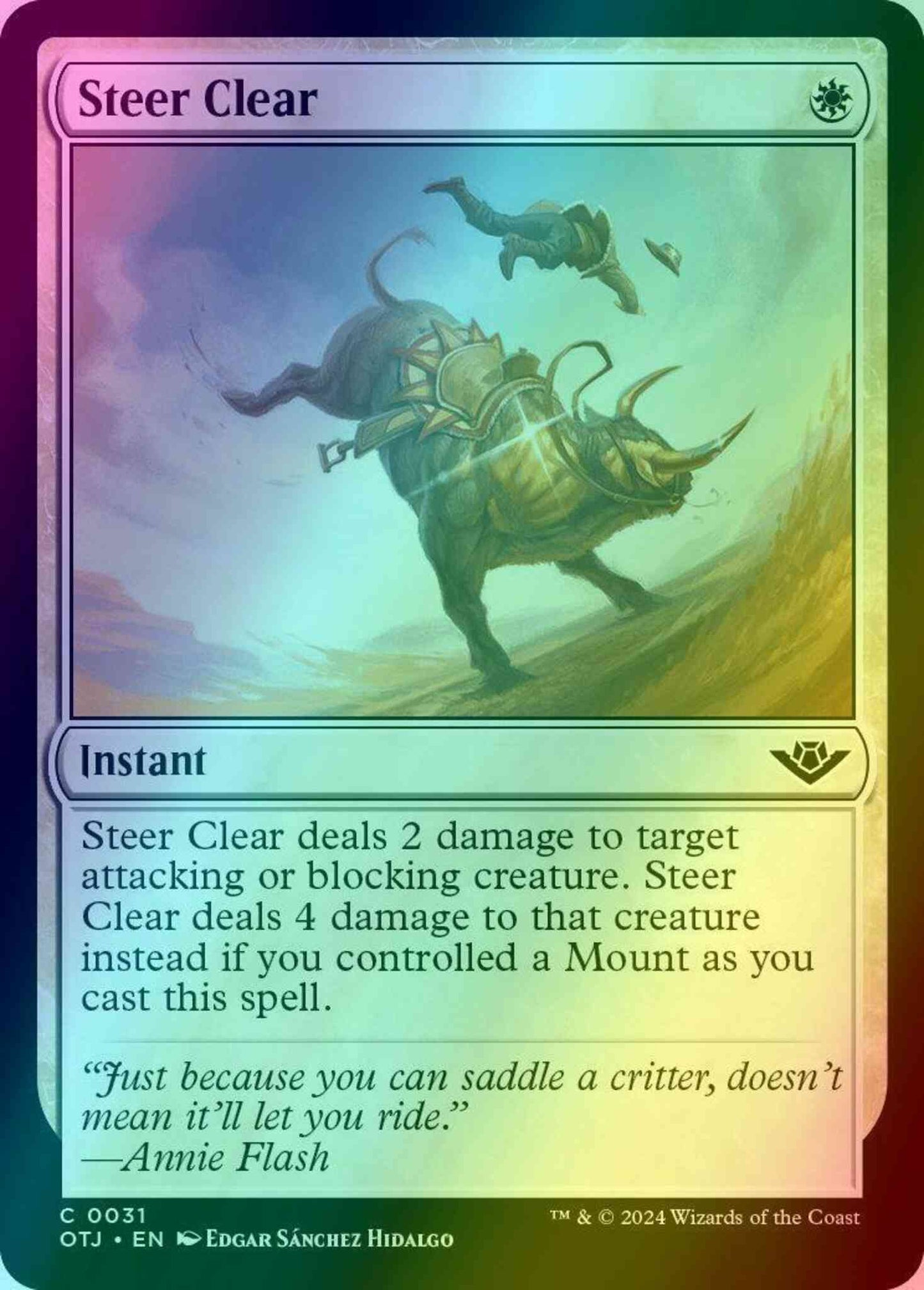 Steer Clear [31] [Outlaws of Thunder Junction] [Foil]