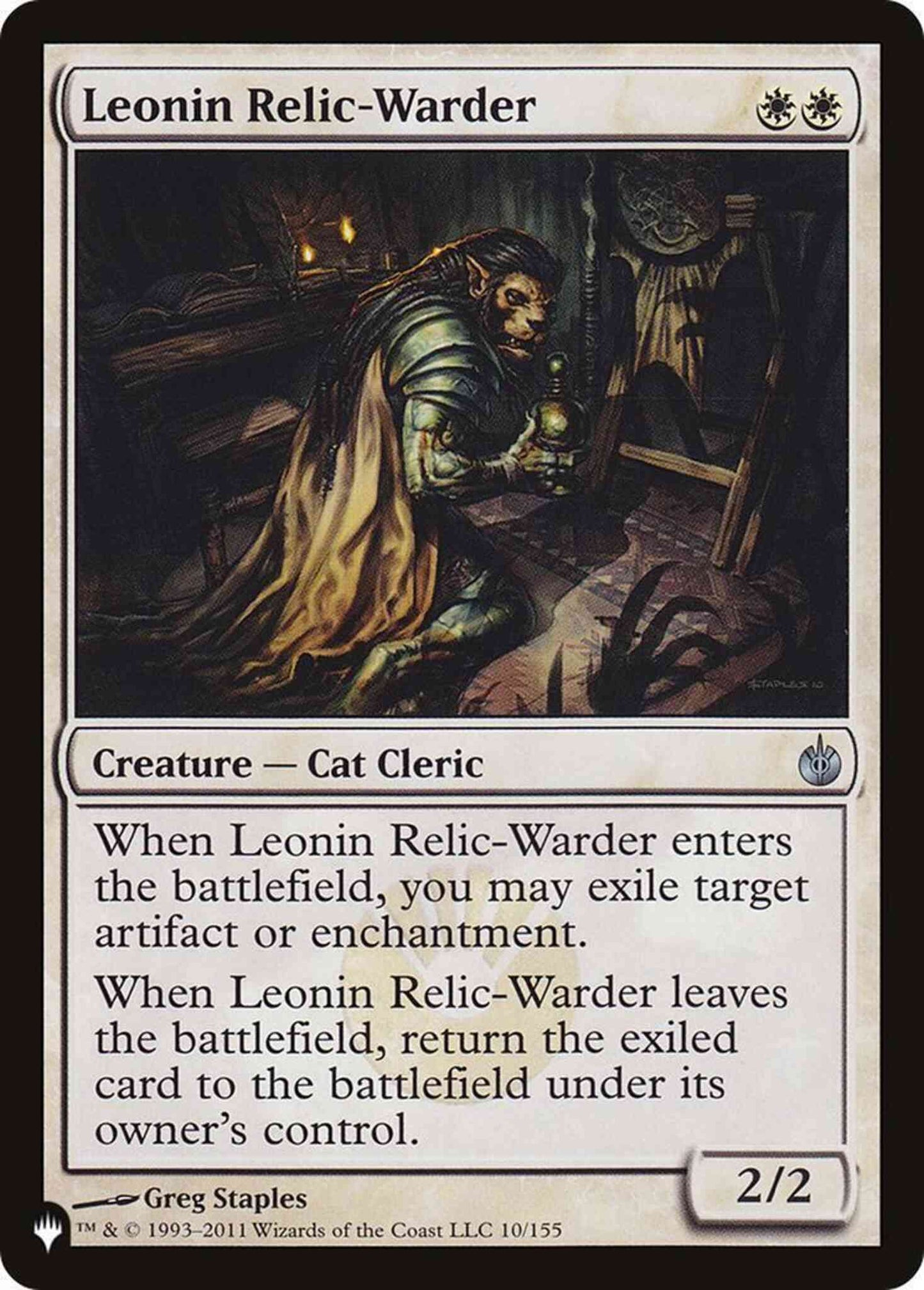 Leonin Relic-Warder [MBS-10] [The List] [Non-Foil]