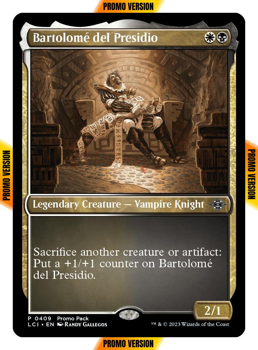 Bartolomé del Presidio [409] [Dark Frame Promo Pack] [The Lost Caverns of Ixalan] [Non-Foil]