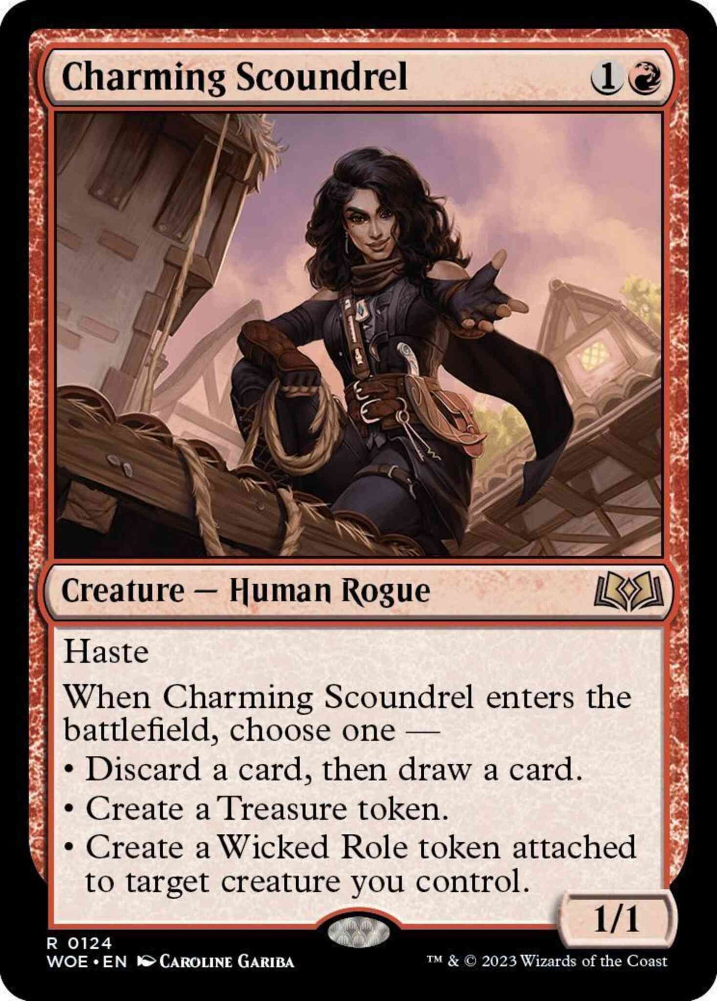 Charming Scoundrel [124] [Wilds of Eldraine] [Non-Foil]