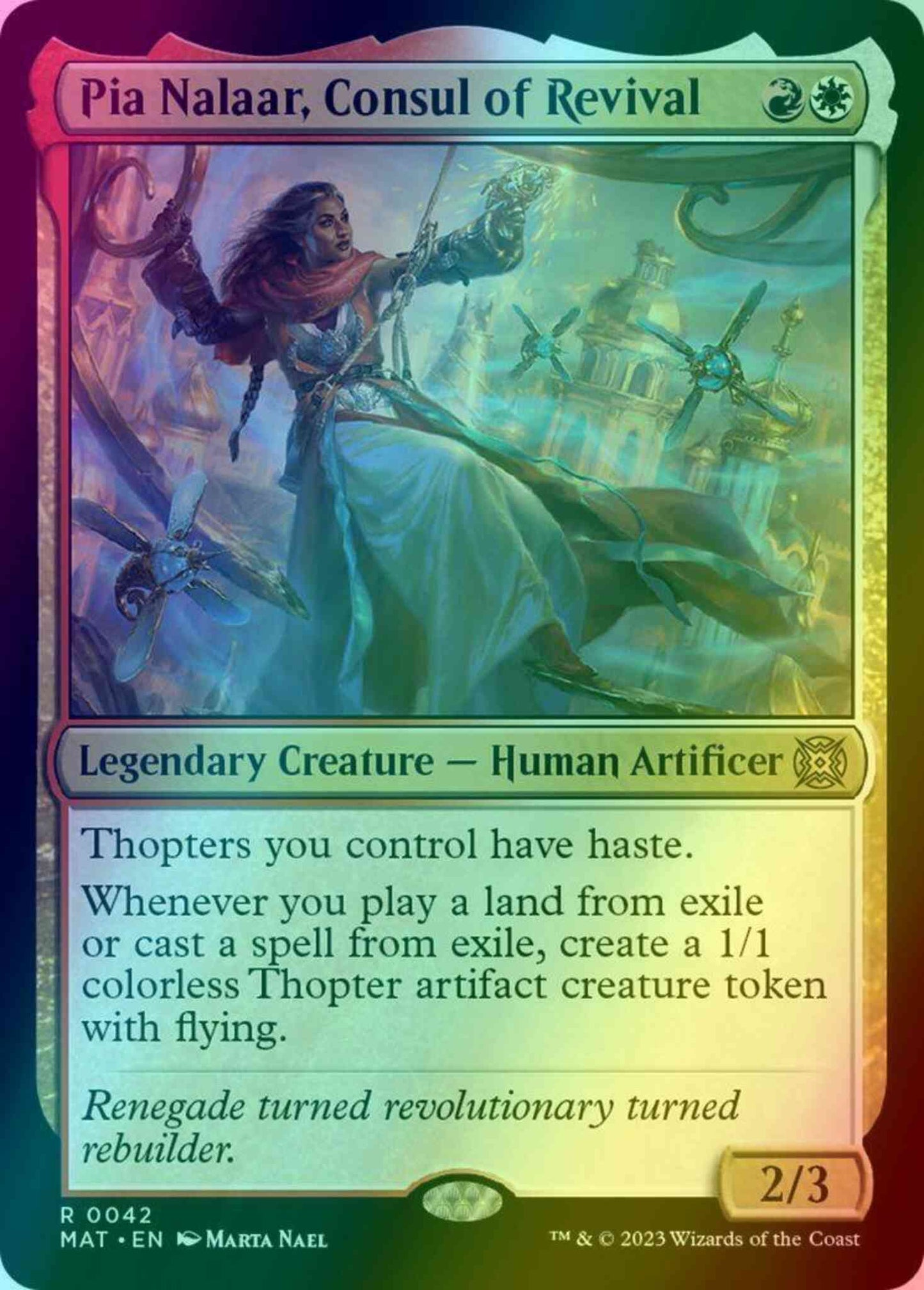 Pia Nalaar, Consul of Revival [42] [March of the Machine: The Aftermath] [Foil]
