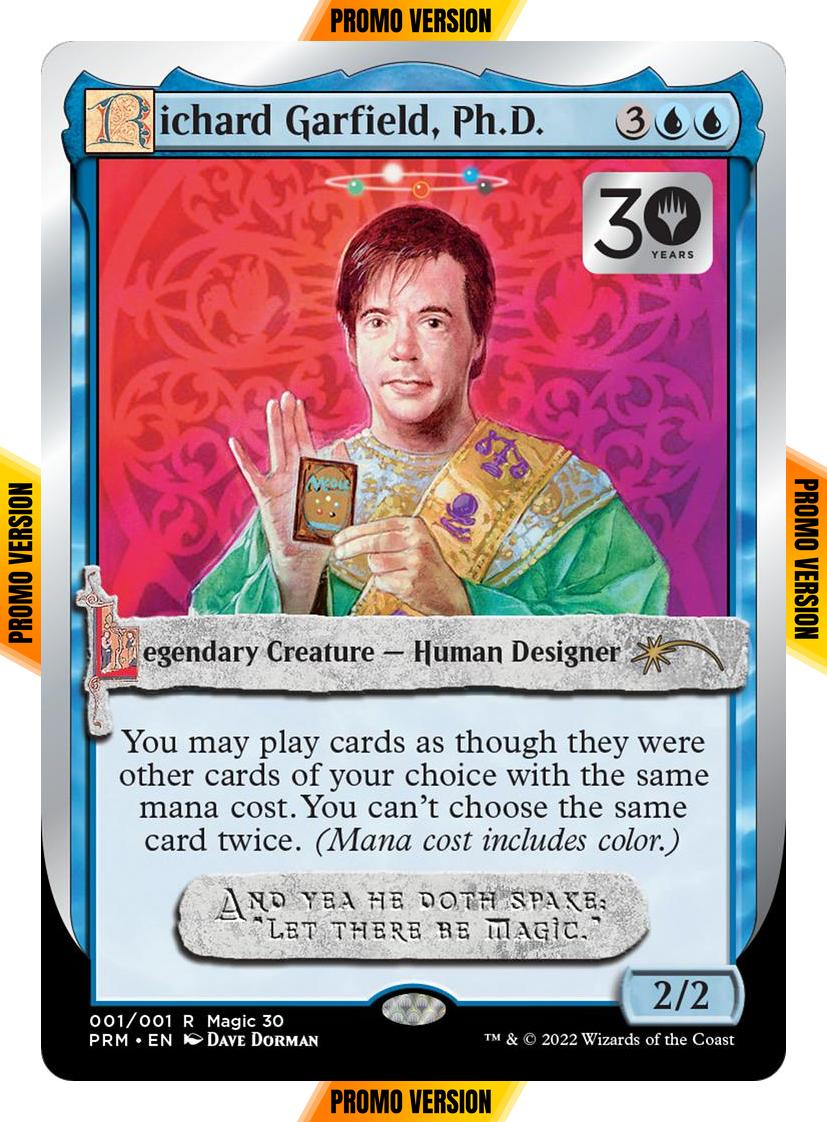 Richard Garfield, Ph.D. [1x] [30th Anniversary Misc Promos] [Non-Foil]