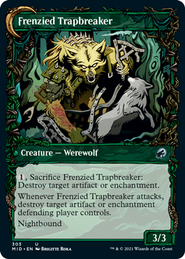 Outland Liberator // Frenzied Trapbreaker [303] [Equinox Showcase] [Innistrad: Midnight Hunt] [Non-Foil]