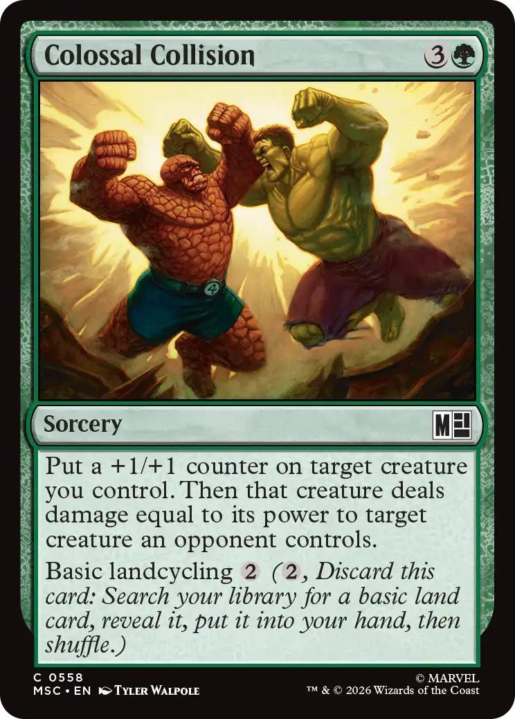Colossal Collision [558] [Beginner Box] [Marvel Super Heroes: Commander] [Non-Foil]