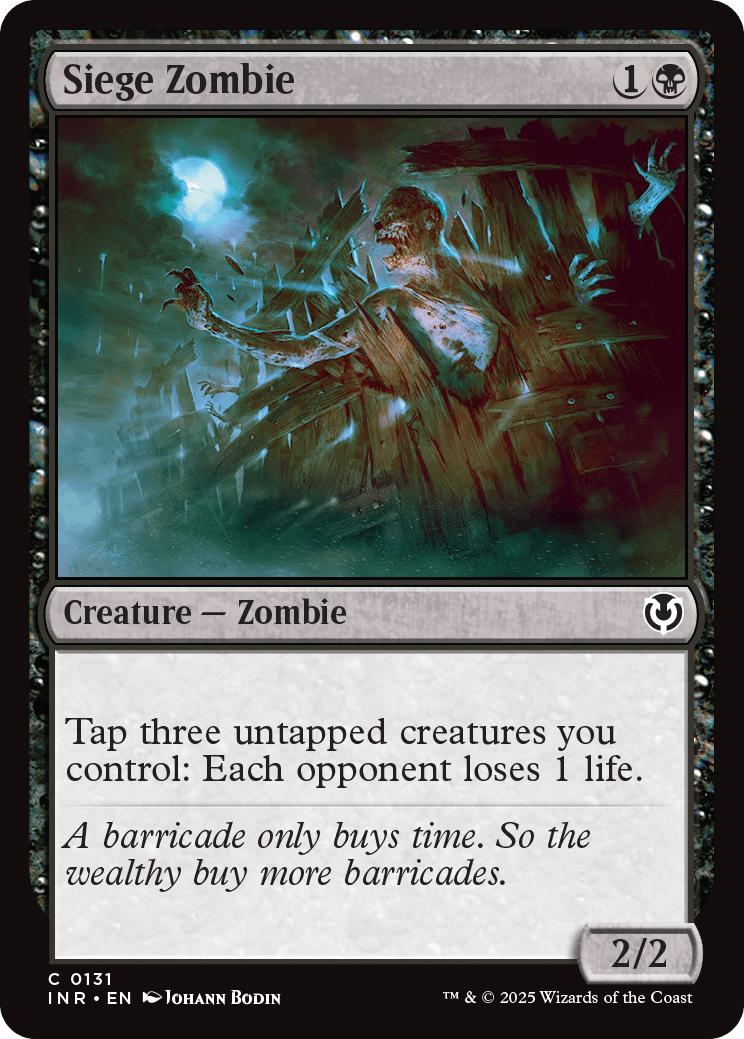 Siege Zombie [131] [Innistrad Remastered] [Non-Foil]