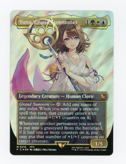 Yuna, Grand Summoner — Borderless|Character|Surge Foil — ID 18703