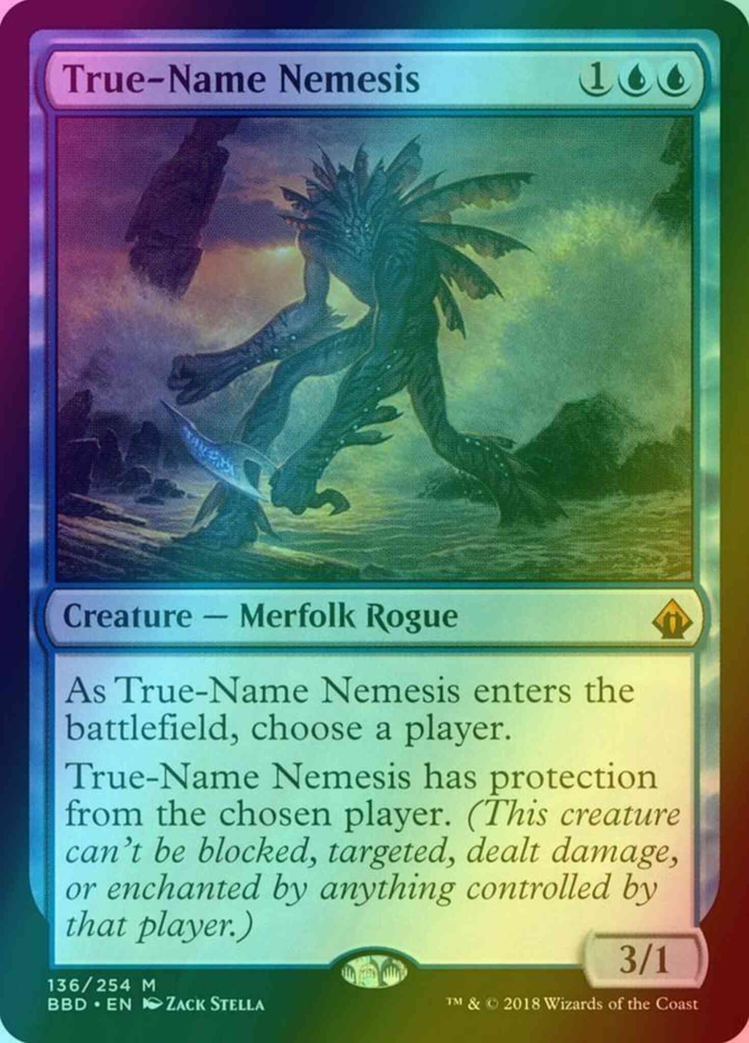True-Name Nemesis [136] [Battlebond] [Foil] – Face to Face Games