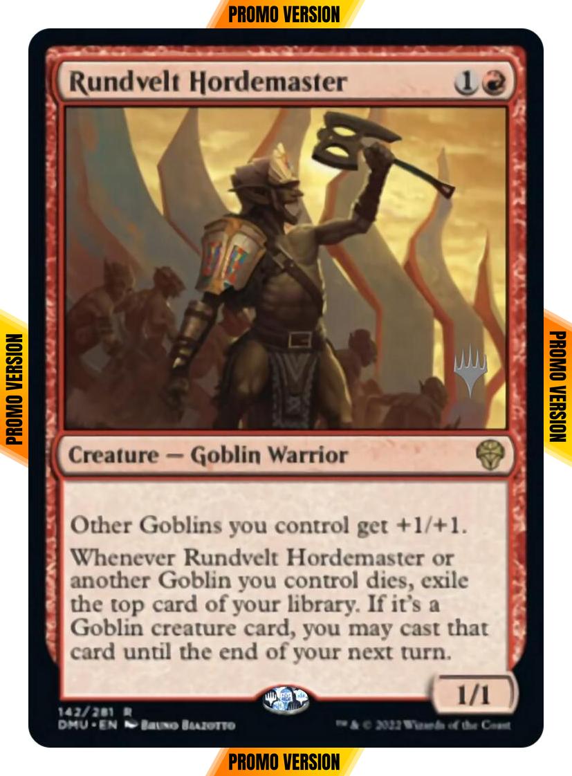 Rundvelt Hordemaster [142p] [Promo Pack] [Dominaria United: Promos] [Non-Foil]