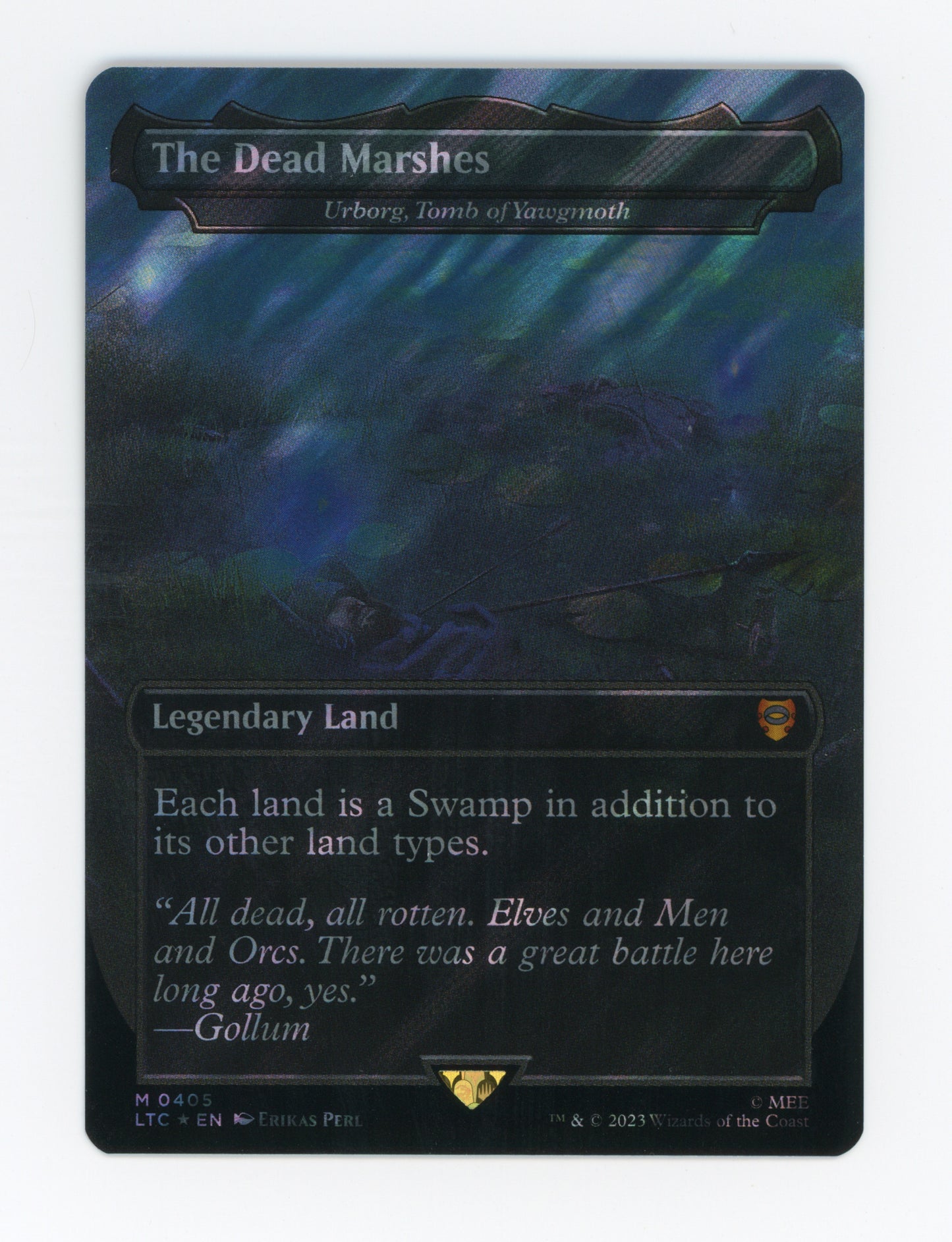 The Dead Marshes - Urborg, Tomb of Yawgmoth — Borderless|Realms and Relics|Surge Foil — ID 18461