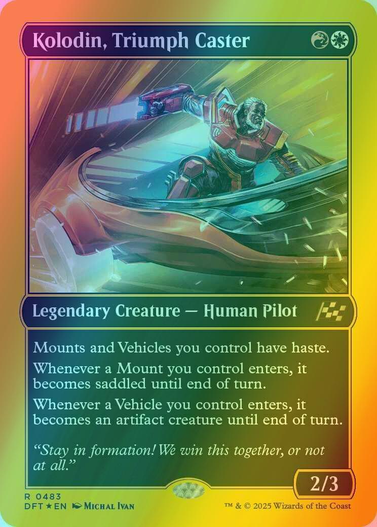 Kolodin, Triumph Caster [483] [Aetherdrift] [First-place Foil]
