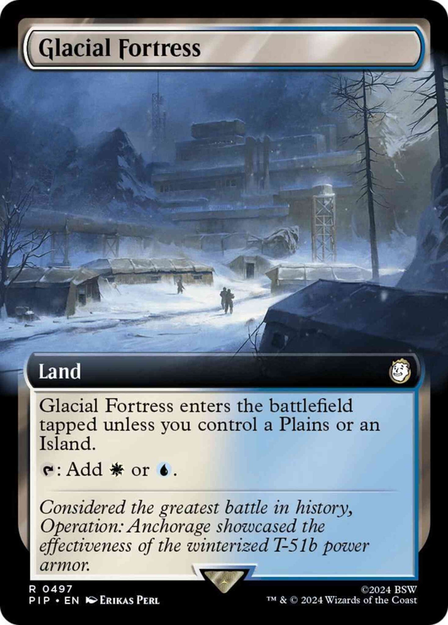 Glacial Fortress [497] [Extended Art] [Fallout] [Non-Foil]