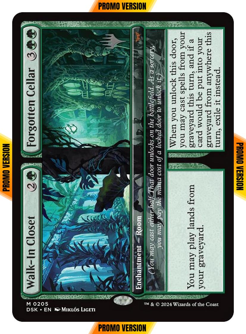 Walk-In Closet // Forgotten Cellar [205p] [Promo Pack] [Duskmourn: House of Horror: Promos] [Non-Foil]