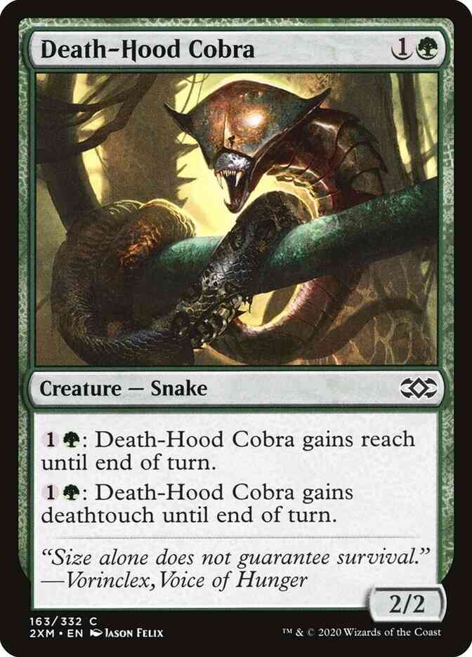 Death-Hood Cobra [163] [Double Masters] [Non-Foil]