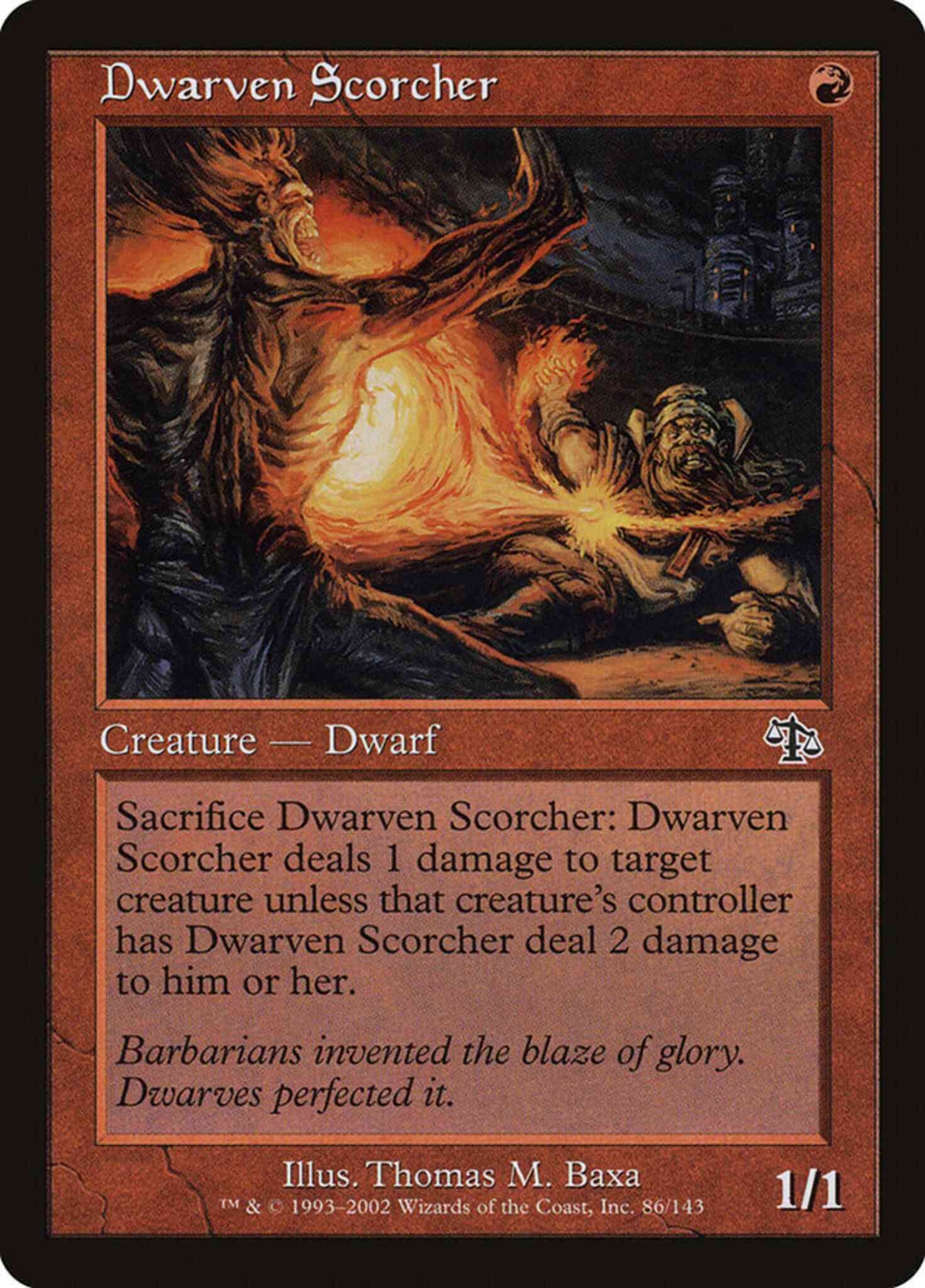 Dwarven Scorcher [86] [Judgment] [Non-Foil]