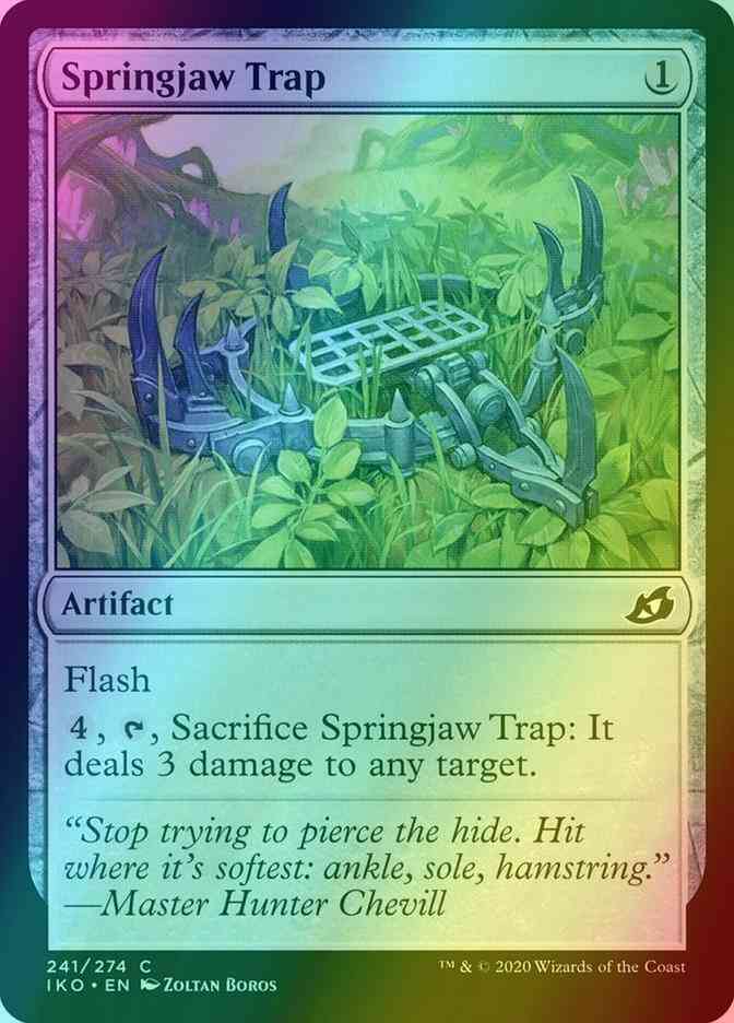 Springjaw Trap [241] [Ikoria: Lair of Behemoths] [Foil]