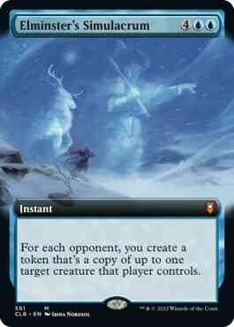 Elminster's Simulacrum [561] [Extended Art] [Commander Legends: Battle for Baldur's Gate] [Non-Foil]