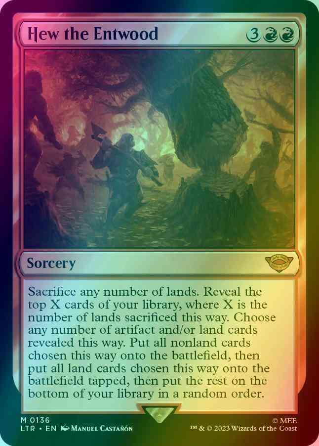 Hew the Entwood [136] [The Lord of the Rings: Tales of Middle-earth] [Foil]
