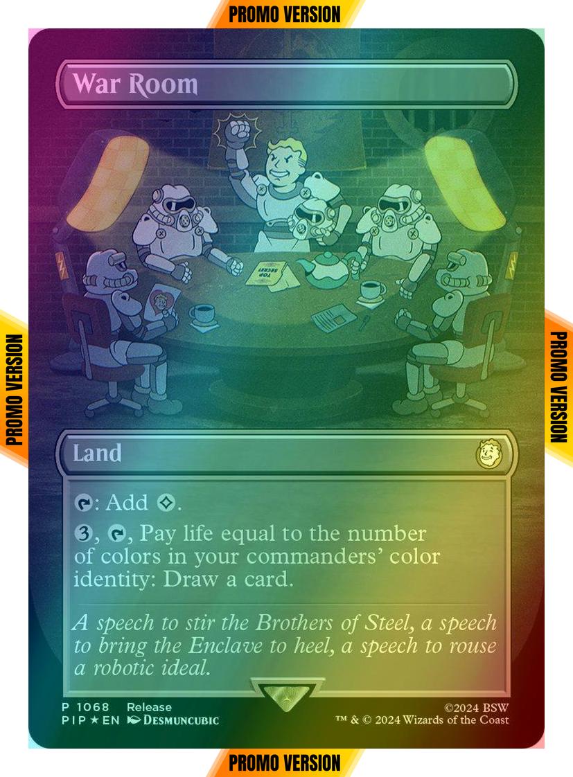 War Room [1068] [Borderless] [Release Promo] [Fallout] [Foil]