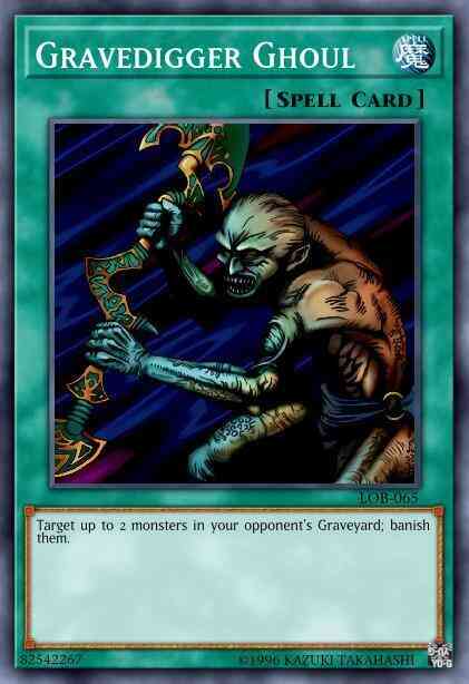 Gravedigger Ghoul - LOB-065 - Rare - 1st Edition