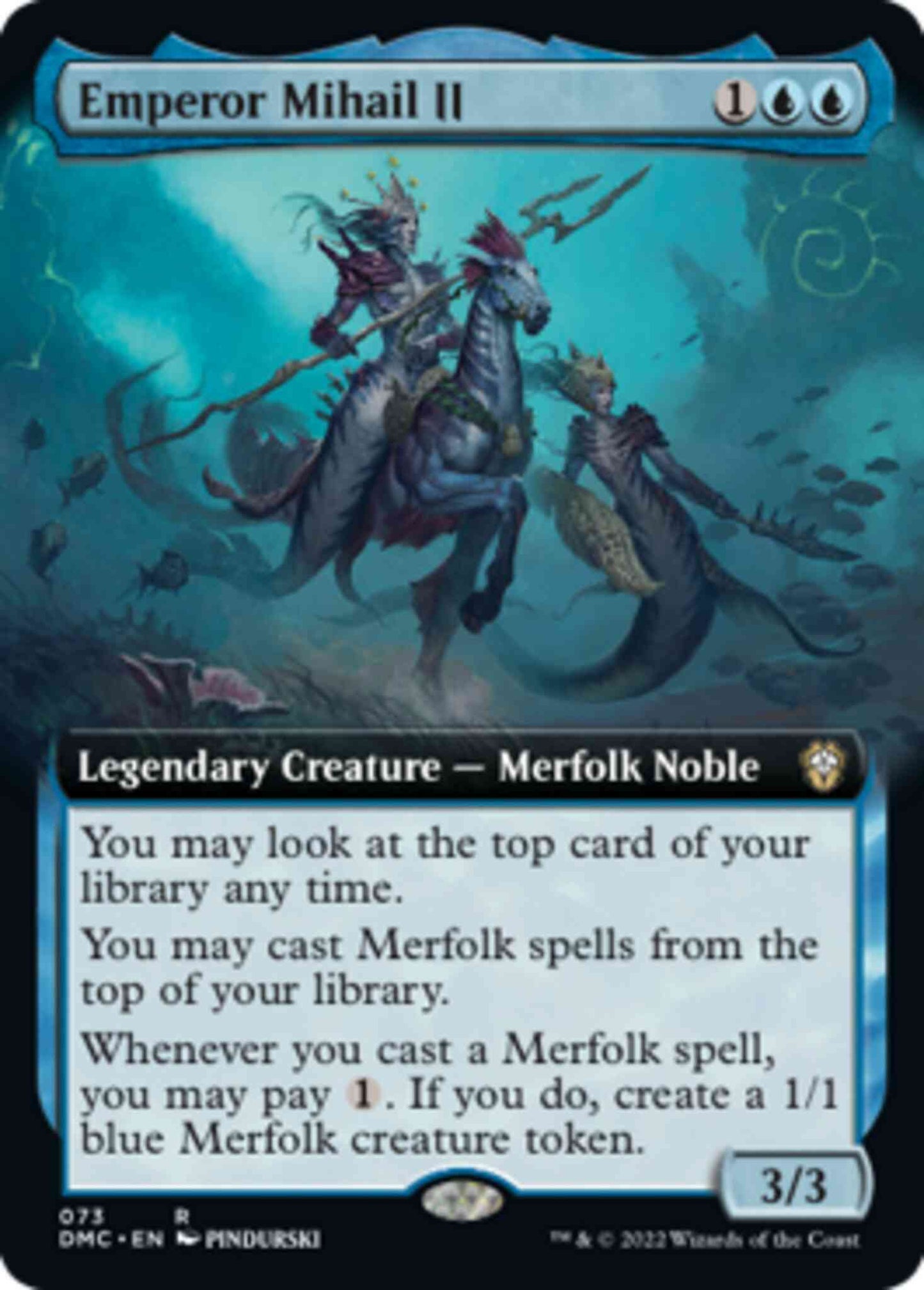 Emperor Mihail II [73] [Extended Art] [Dominaria United: Commander] [Non-Foil]