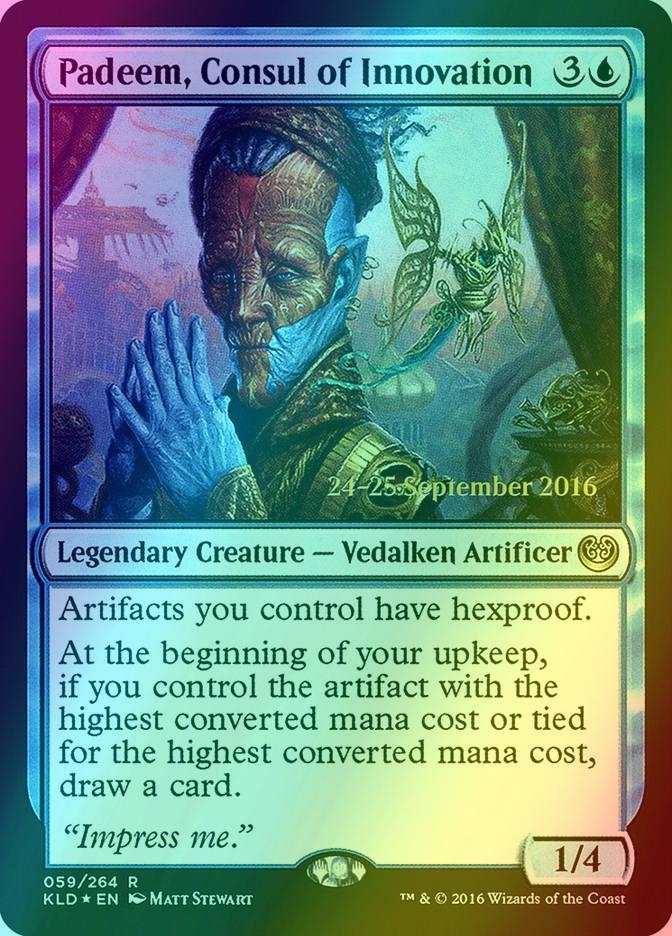 Padeem, Consul of Innovation [59s] [Kaladesh Promos] [Foil]