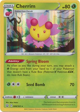 Cherrim - 008/163 - Rare Holo [swsh5-008] [Holo]