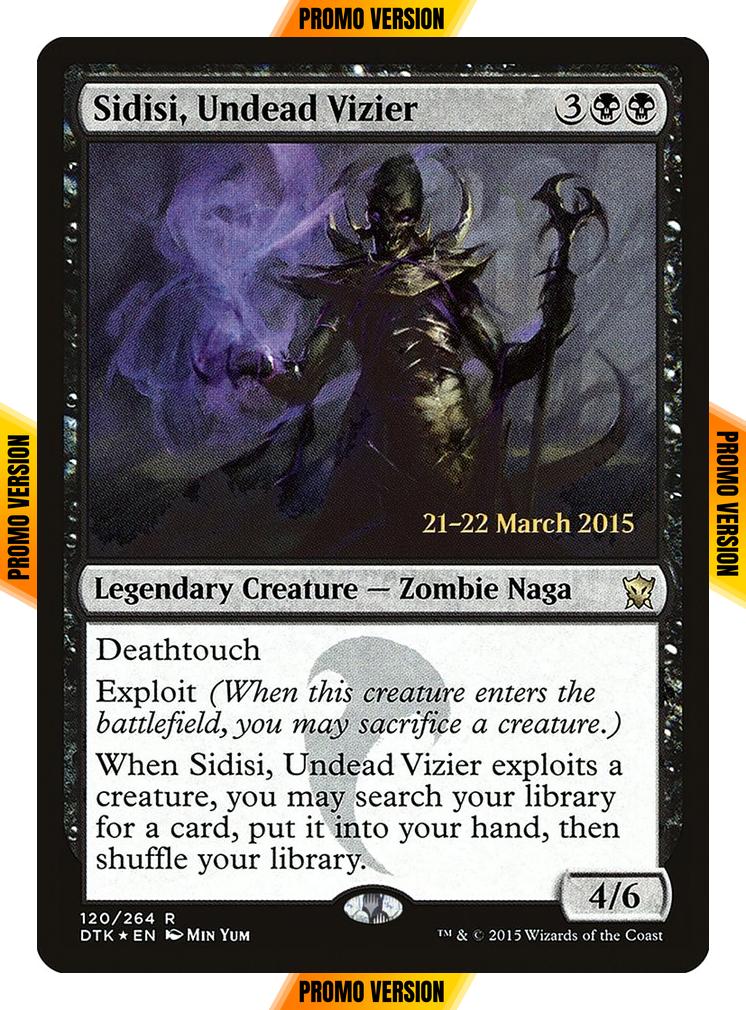 Sidisi, Undead Vizier [120s] [Dragons of Tarkir Promos] [Foil]