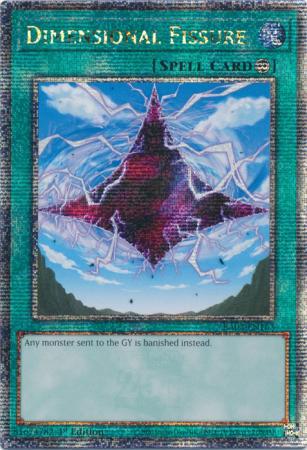 Dimensional Fissure - RA03-EN163 - Quarter Century Secret Rare - 1st Edition