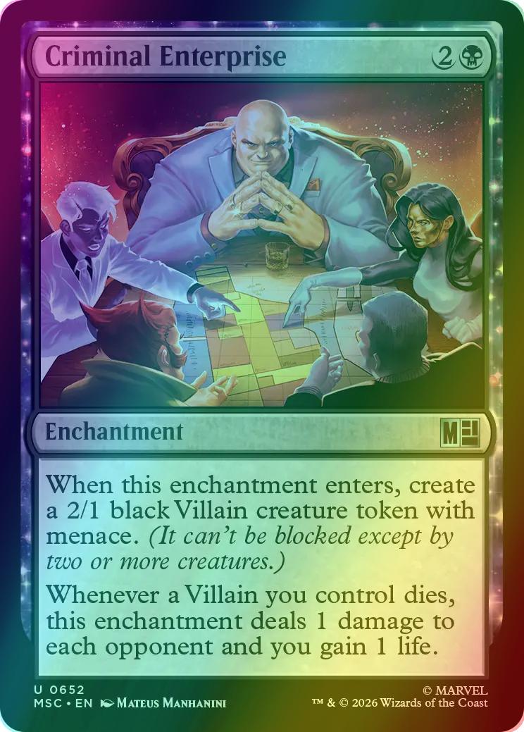 Criminal Enterprise [652] [Jumpstart] [Marvel Super Heroes: Commander] [Foil]