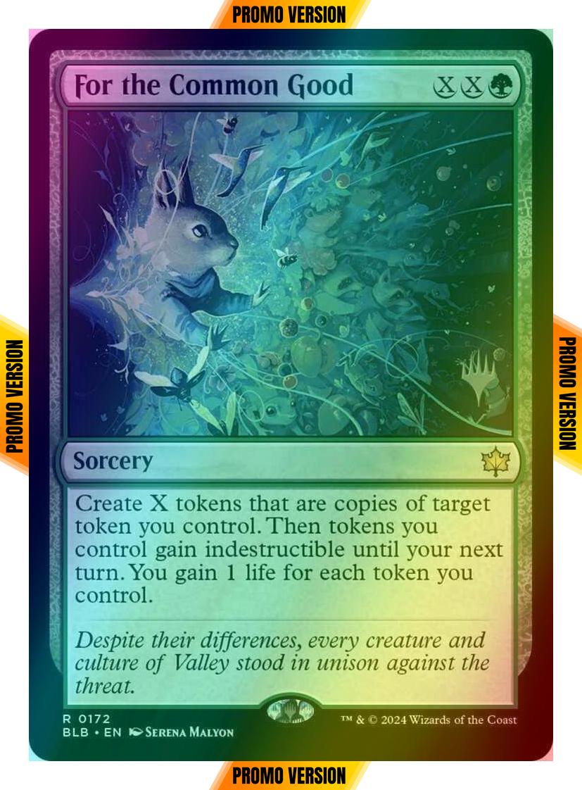 For the Common Good [172p] [Promo Pack] [Bloomburrow: Promos] [Foil]