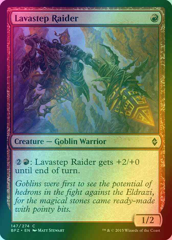 Lavastep Raider [147] [Battle for Zendikar] [Foil]