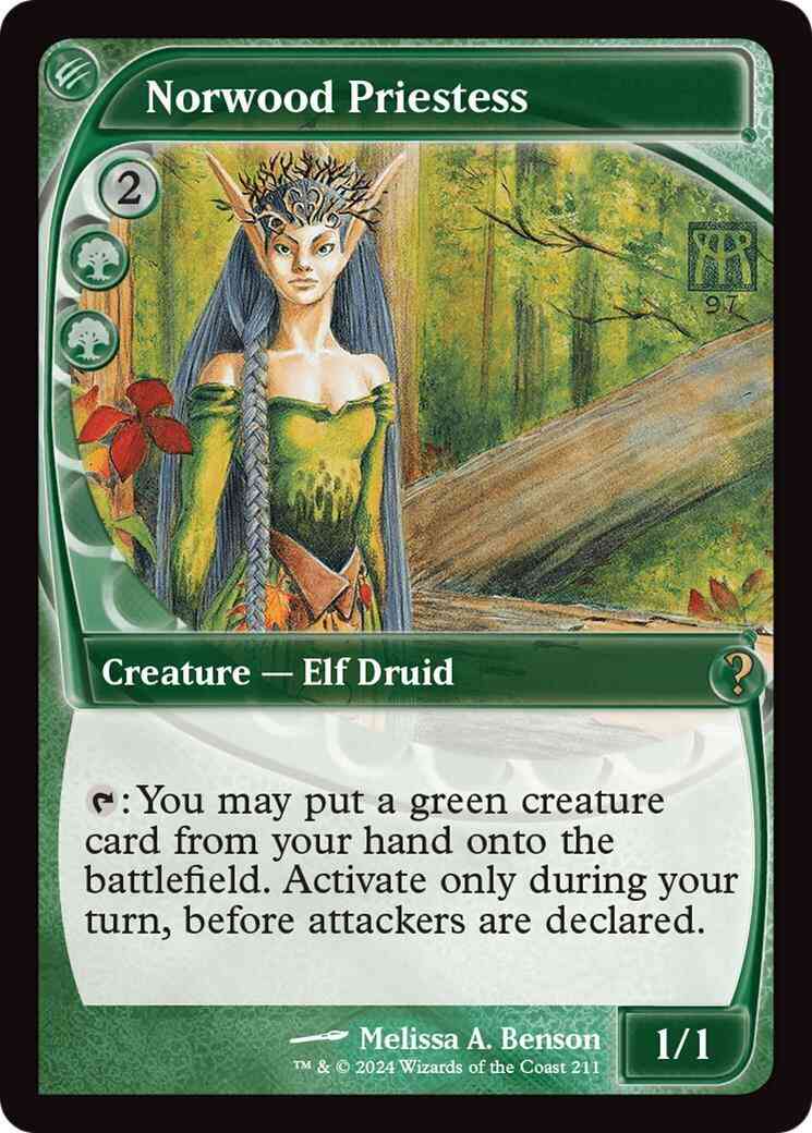 Norwood Priestess [211] [Future Frame] [Mystery Booster 2] [Foil]