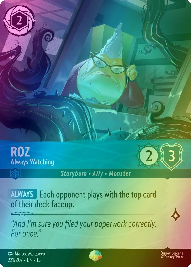 Roz - Always Watching (Epic) - 221/204 [Attack of the Vine!] [Holofoil]